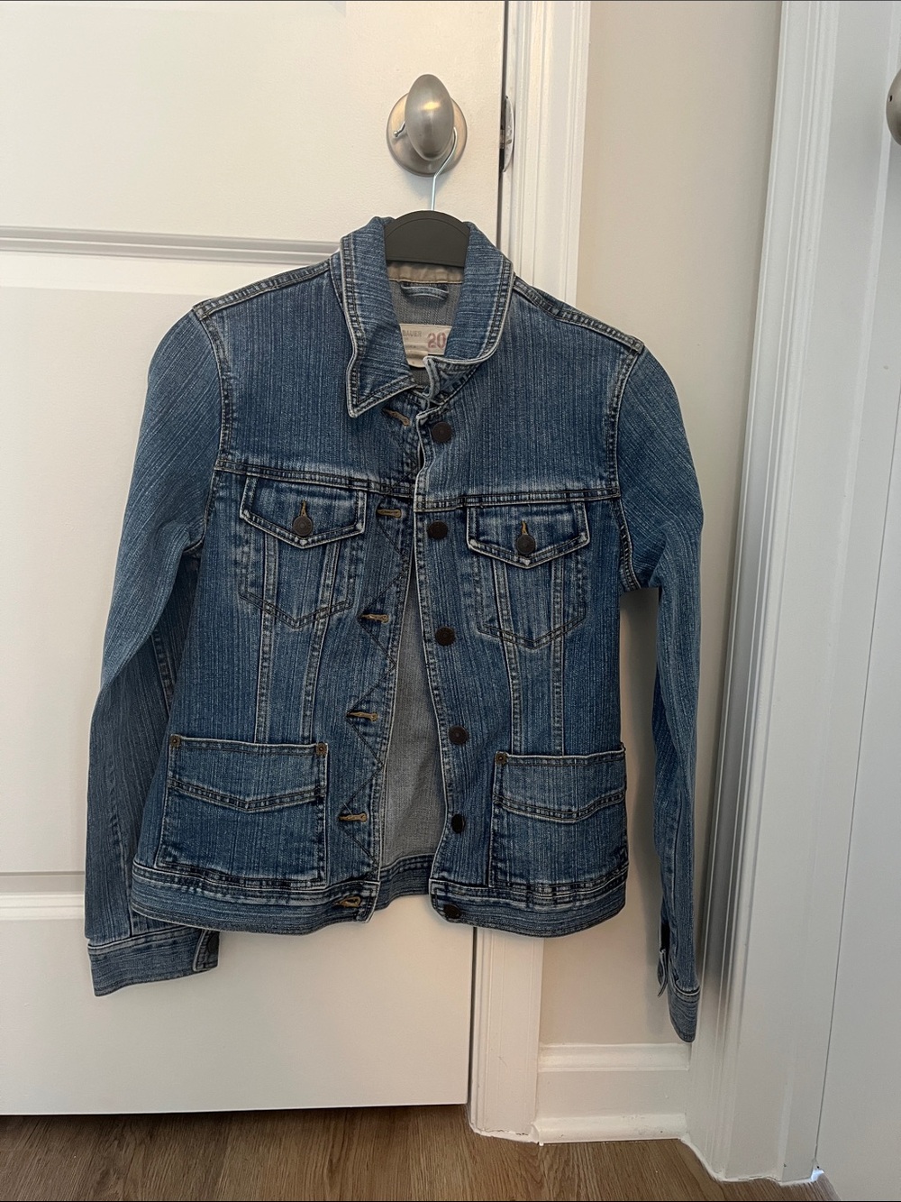 Eddie Bauer Women's Denim Jacket in Medium Blue